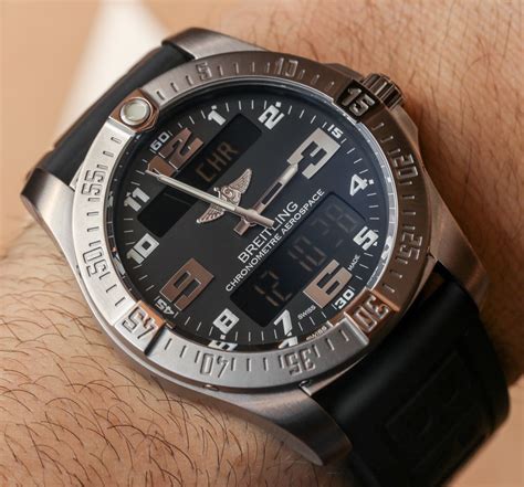 breitling aerospace review 2013|Breitling aerospace evo night mission.